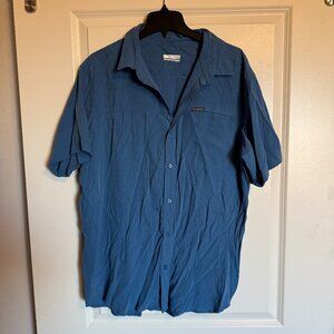 Columbia Men’s Short Sleeve Fishing Shirt – Size Large